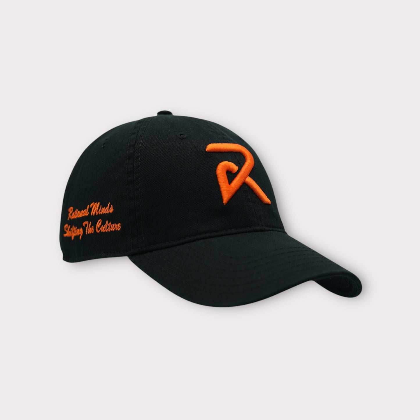 Rational Minded Baseball Cap|Black + Orange