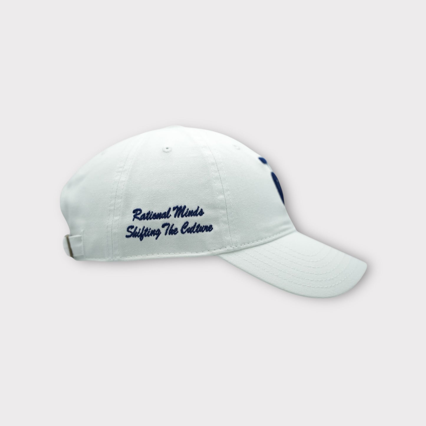 Rational Minded Baseball Cap|White + Navy