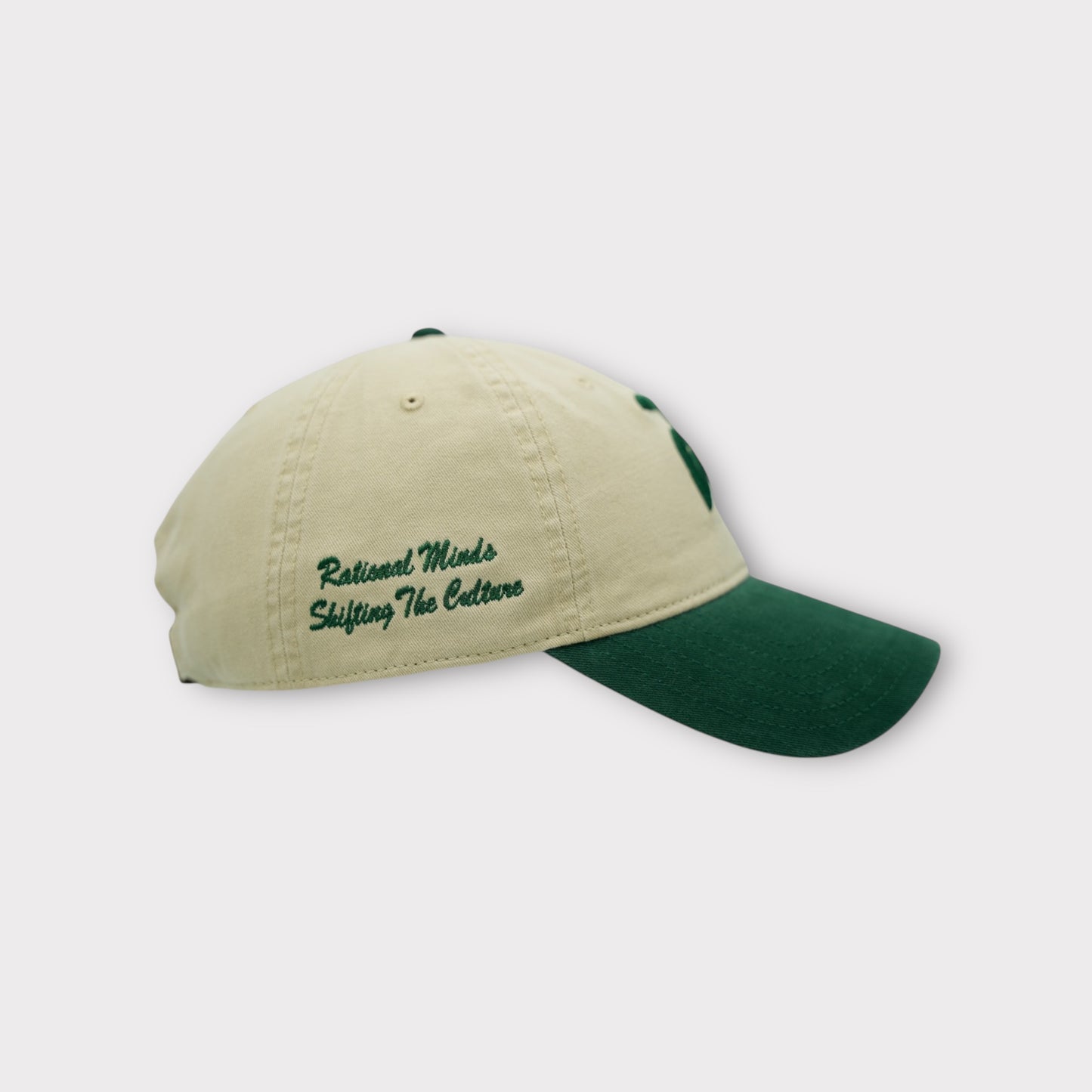 Rational Minded Vintage Cap|Green + Cream