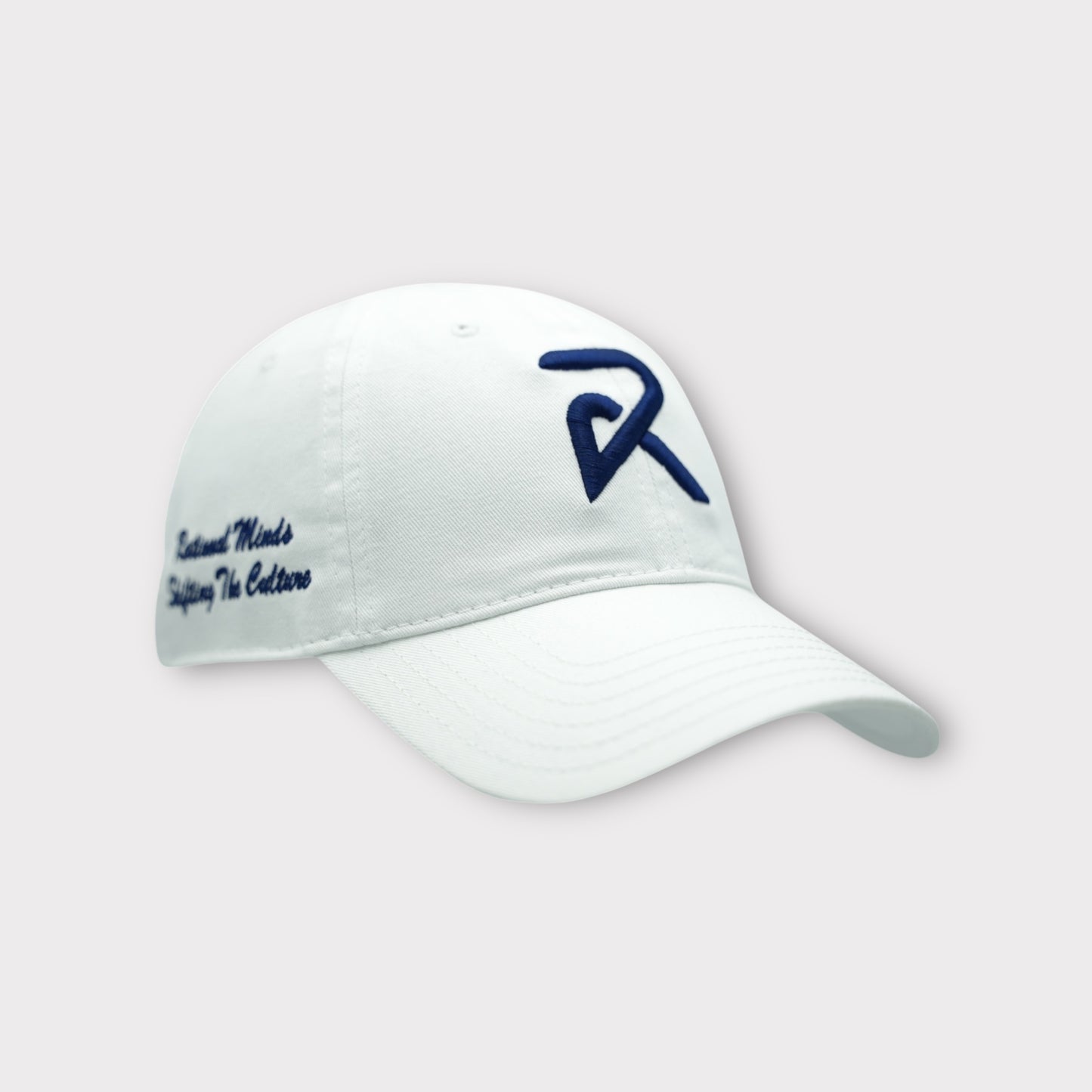 Rational Minded Baseball Cap|White + Navy